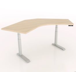 Electric 120 degree sit to stand table