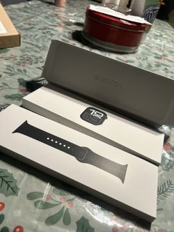 Apple Watch Series 10 GPS, 46mm Jet Black Aluminum Case with Black Sport Band - XL