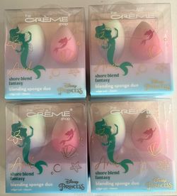 The Crème Shop Disney Ariel Blending Sponge Duo x4