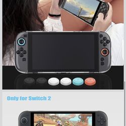 Nintendo Switch 2 (2025), Dockable Switch 2 Case, Transparent Slim Cover