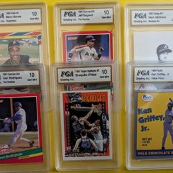Gem Mint 10 FGA Graded Baseball & Basketball Cards!!!
