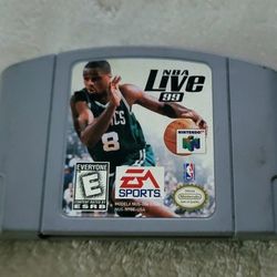 NBA LIVE 99 NINTENDO 64 N64 Game, Authentic