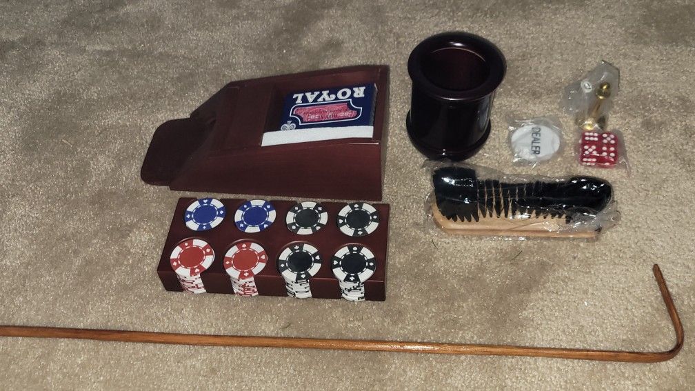 New Casino Gaming Table Blackjack Roulette Craps Accessories