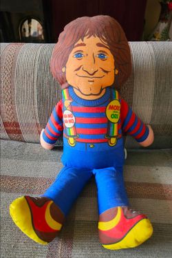 Vintage 1979 Mork Robin Williams Pull String Plush Doll by Mattel