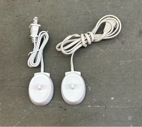 BRAUN Oral B Charging BASE Replacement OEM #3757 For RECHARGEABLE Toothbrushes LOT of 2 👀 (please read description)