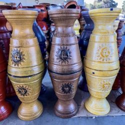 28 Inch Tall Planter - Indoor Outdoor Pot