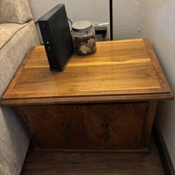 Wood Cabinet/ Side Table