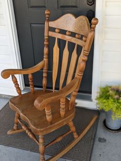 Vintage Large seat rocking chair