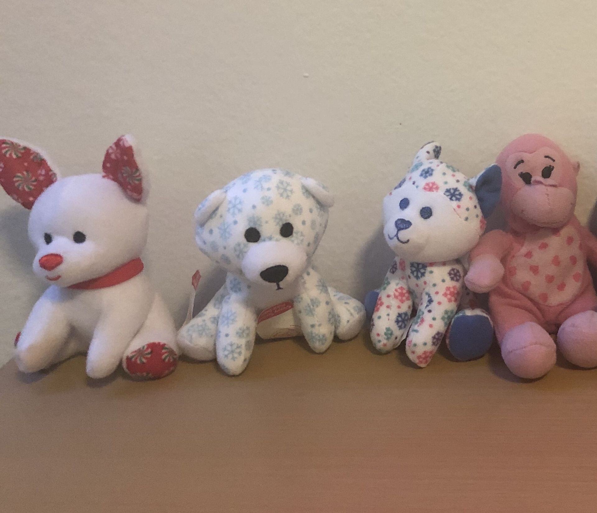 8 New Build-A-Bear Workshop Small Plushies