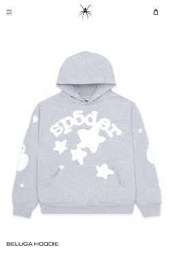 Sp5der Beluga Hoodie Grey Sz L