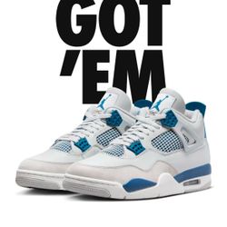 Jordan 4 Military Blue Sz 10.5