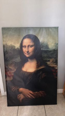 Mona Lisa Canvas- $45