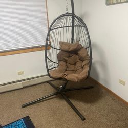 Hanging Egg Chair with Stand,