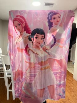 K-pop demon hunters backdrop