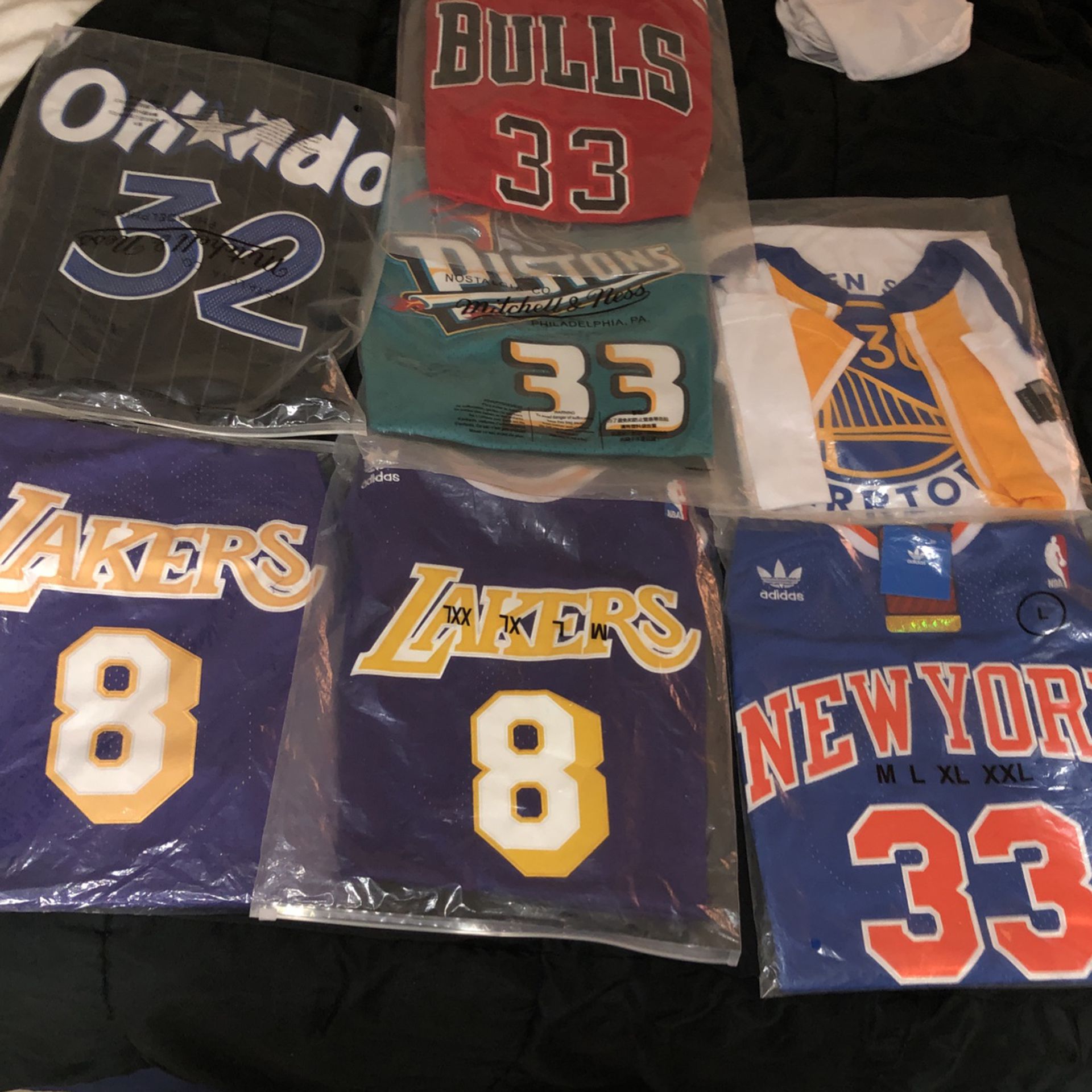 NBA Basketball Jerseys All New w/ tags $80 Each L. XL