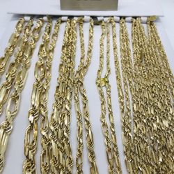 14K Gold Italian Milano Chains! Limited stock! See description for sizes!