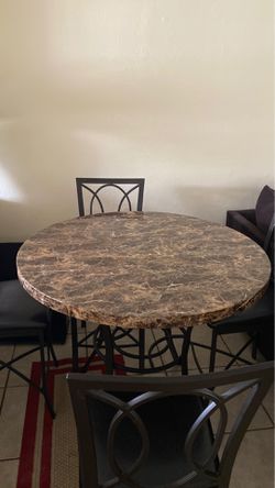 Granite kitchen table set