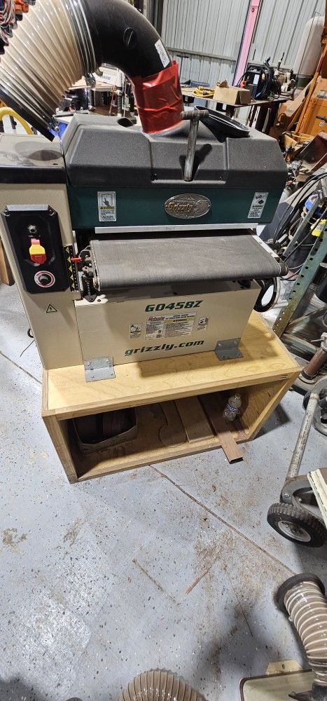 Grizzly 18" Open End Sander 110v  Cabinet Carpentry  Used Tool