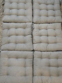 6- Kitchen chair cushions
