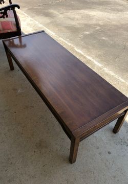 Mahogany coffee table