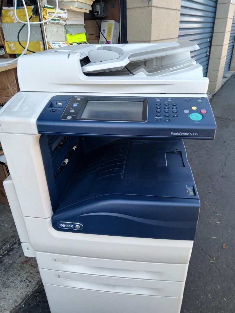Xerox WorkCenter 5335
Laser Copier.Printer.Scanner.
Black & White $875
2-Xerox COPYCENTER https://offerup.co/faYXKzQFnY?$deeplink_path=/redirect/