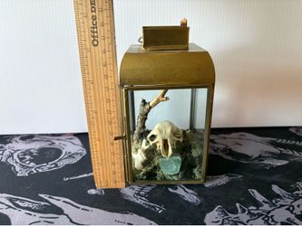 Lantern with skull