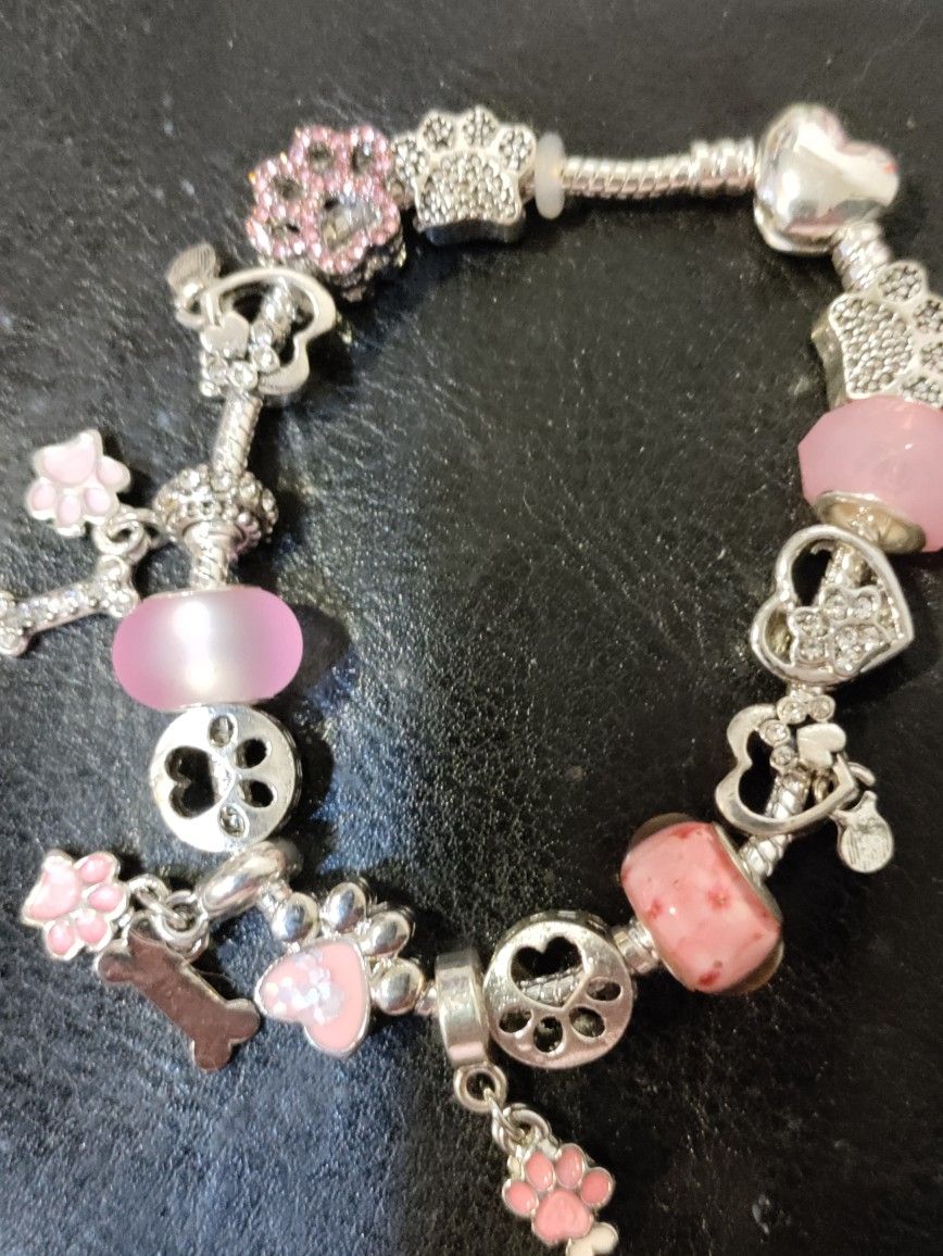 Doggie Love Charm Bracelet