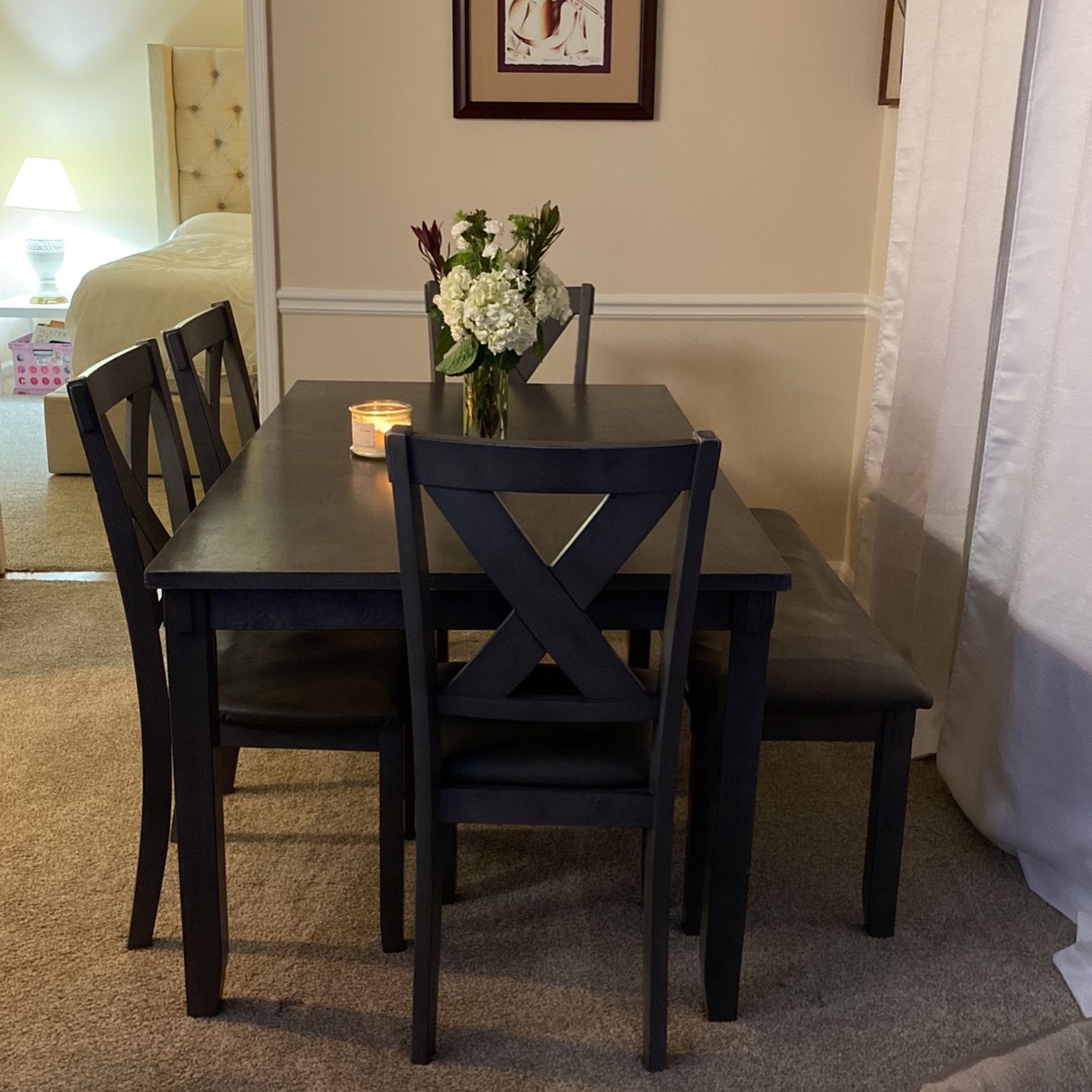 5pc Dining Table As Is