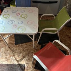Table Chairs Kids