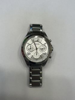 FOSSIL STAINLESS STEEL UNISEX WATCH perfect Condition 