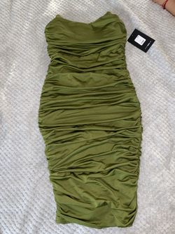 New strapless fashion nova dress