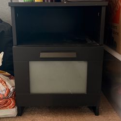 IKEA nightstand and TV stand