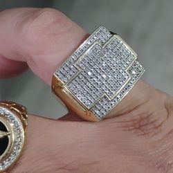 10k 2.5 Carats Natural Diamonds Custom Ring 