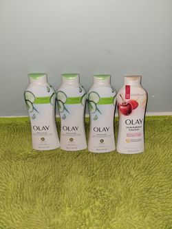 3 Olay Notes Of Cucumber Water And Aloe/1 1 Black Cherry And Vanilla 22oz