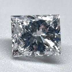 GIA Certified Rectangular Brilliant 2.16 CT SI2 E Natural Earth Mined Diamond