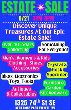 ⭐️COME FIND UNIQUE TREASURES @ OUR ESTATE SALE!⭐️