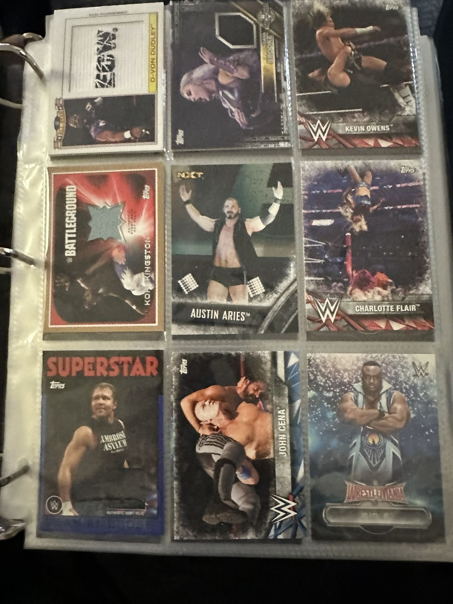 300+ WWE/WWF/NXT/WCW Collectible Rare Topps Trading Cards