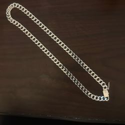 22inch 925 Silver 8 mm Necklace
