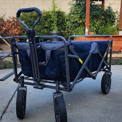 Foldable Wagon - Gray/blue