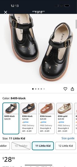 Black Girl Shoes Size 11