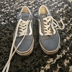 Blue Vans 