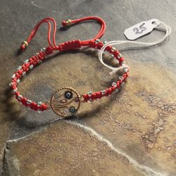 Adjustable Red Bracelet 