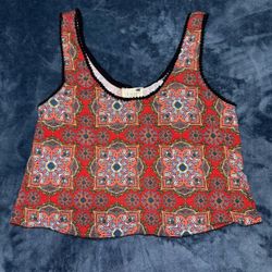 LA Hearts Geo Cropped Tank