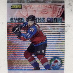 1999-00 Stadium Club Eyes Of The Game Peter Forsberg #EG2