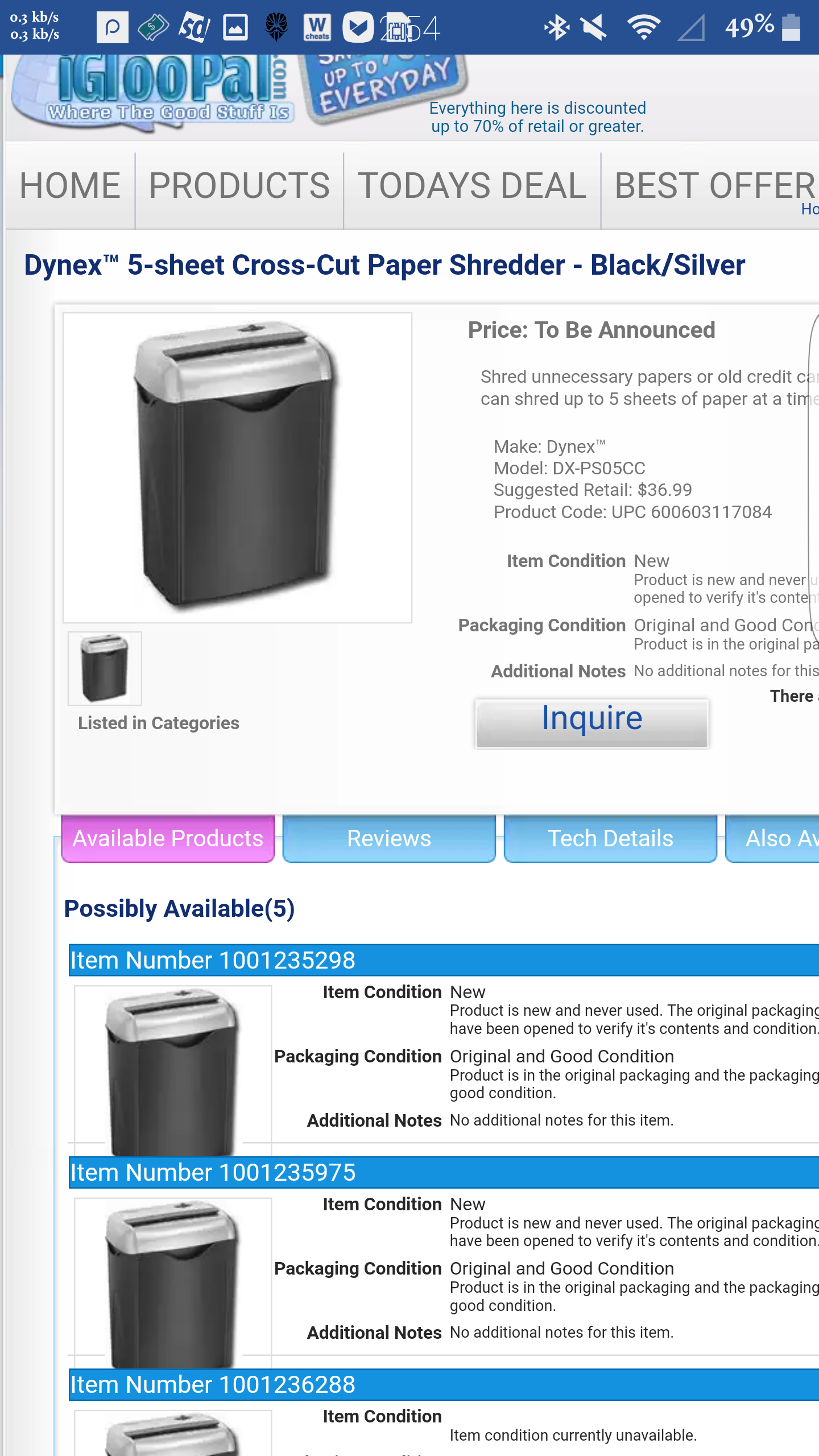 dynex dx-ps05cc cross cut paper shredder