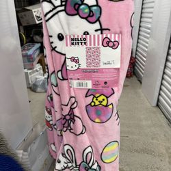 Easter Hello Kitty Blanket