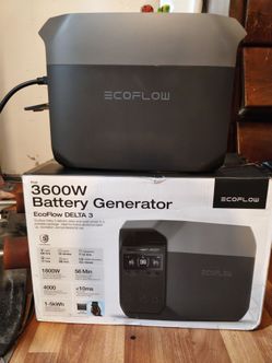 Ecoflow 3600w generator