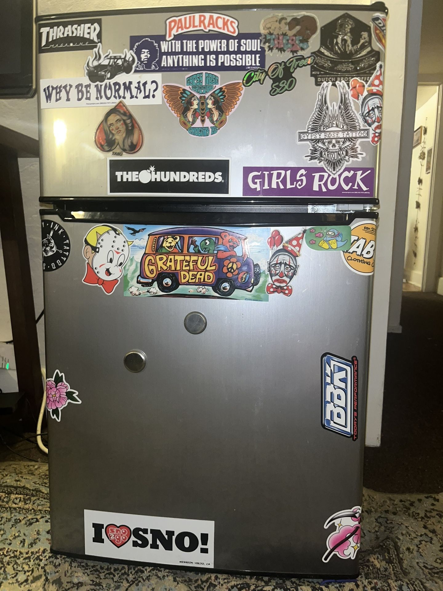 Large Whirlpool Mini Fridge