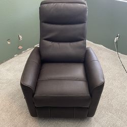 Faux Leather Recliner - $450