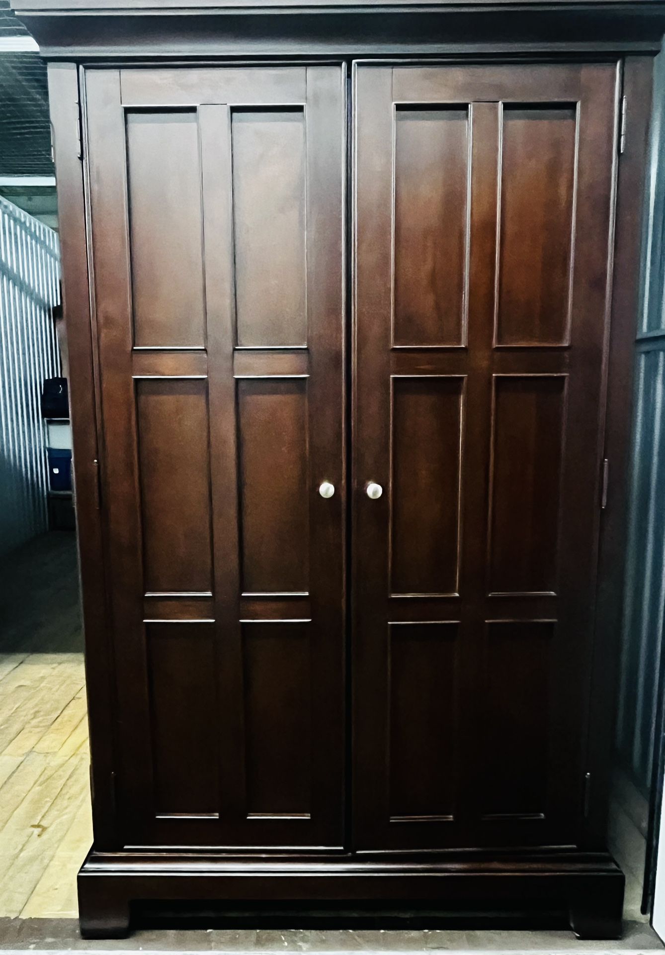 Armoire Desk and Cabinet